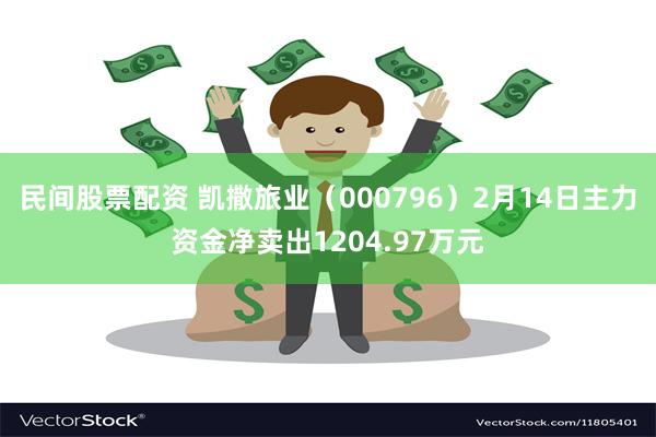 民间股票配资 凯撒旅业（000796）2月14日主力资金净卖出1204.97万元